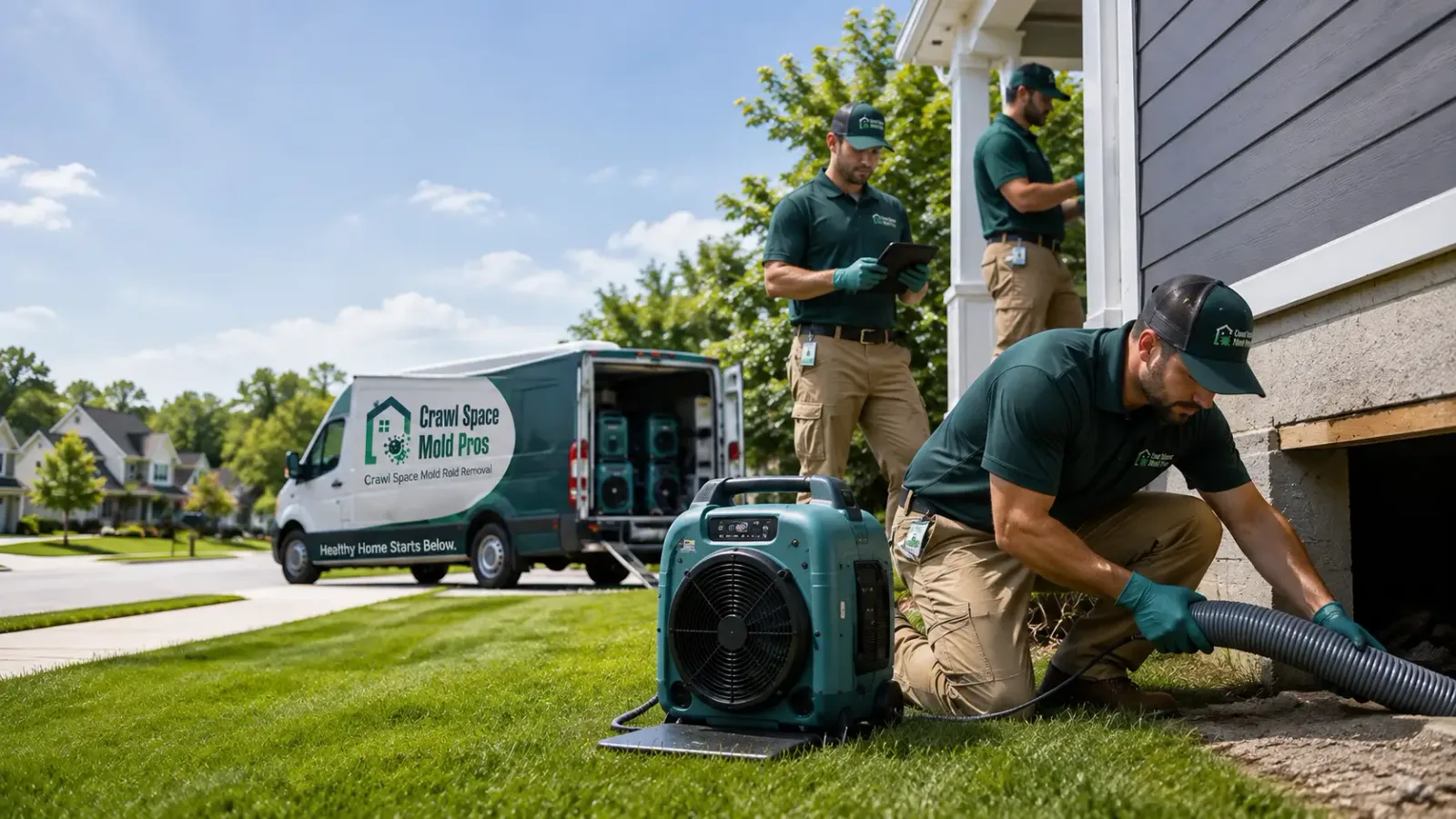 Crawl Space Mold Removal in Alverton, PA